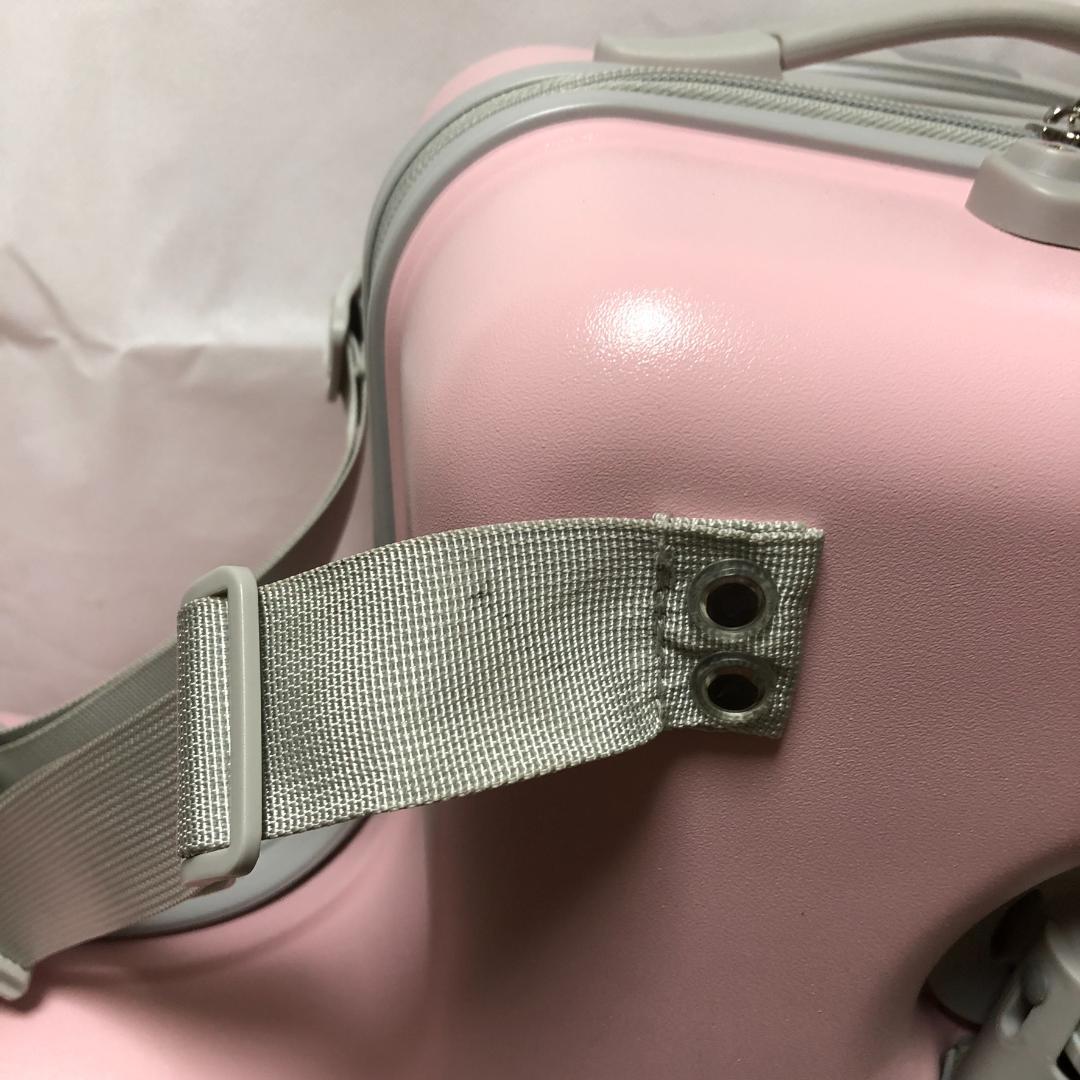 【中古】子供が乗れるキャリーケース キッズトラベル Mサイズ ピンクZ4