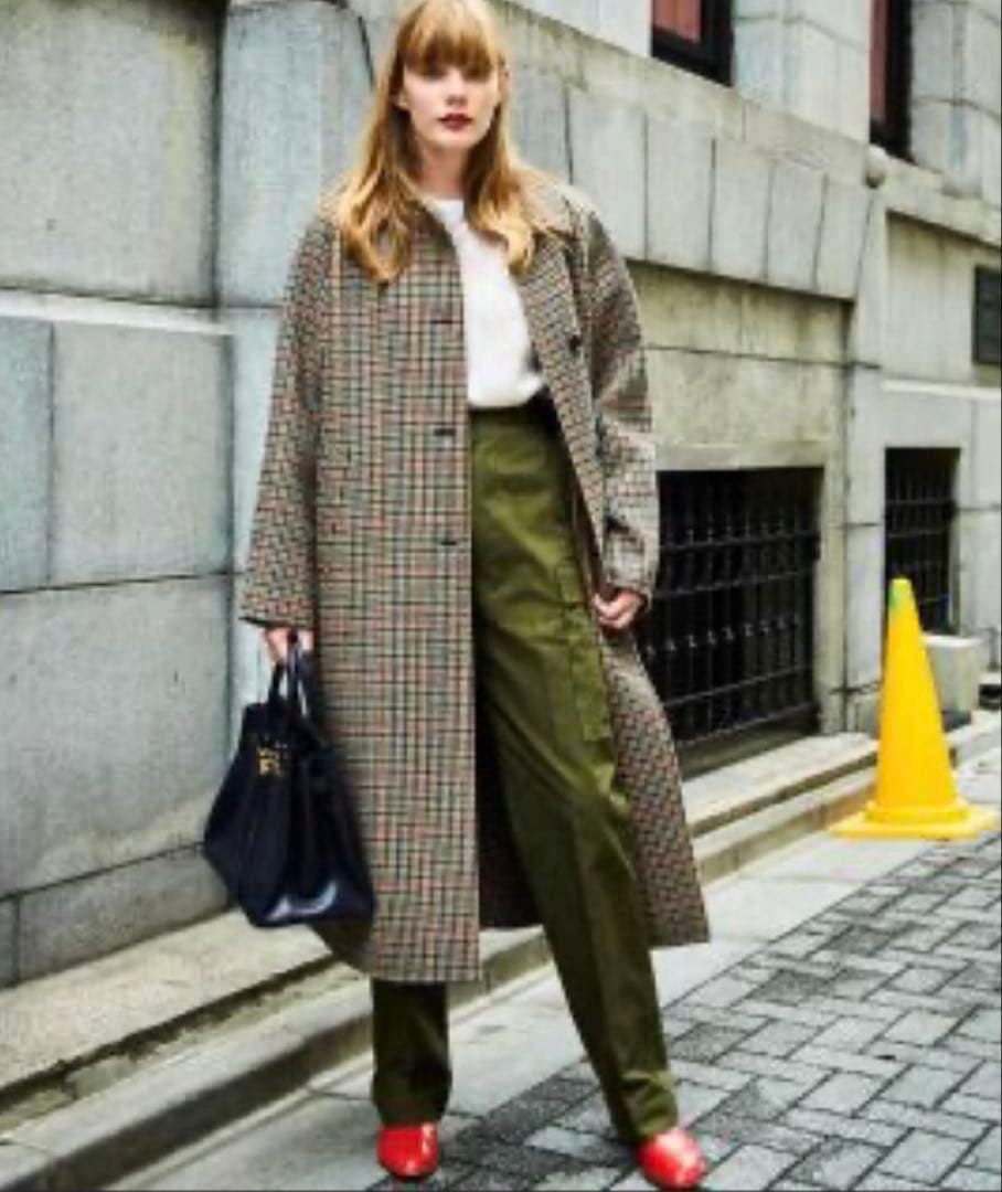 限定価格美品格安シンゾーン バルマカーンコート 34 クラブチェック