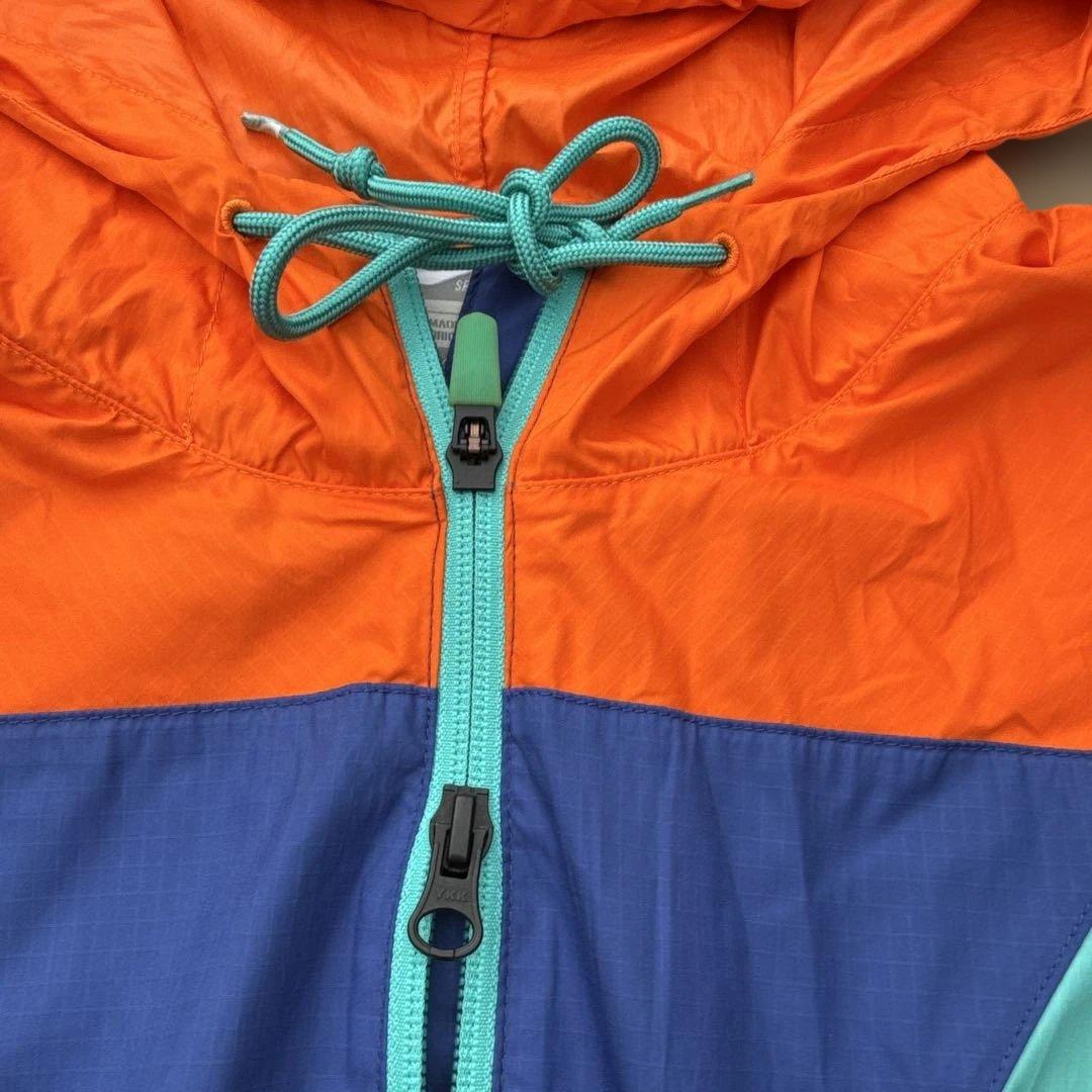 00s NIKE c-boy ナイロンジャケットテック系マルチカラーオレンジ青S