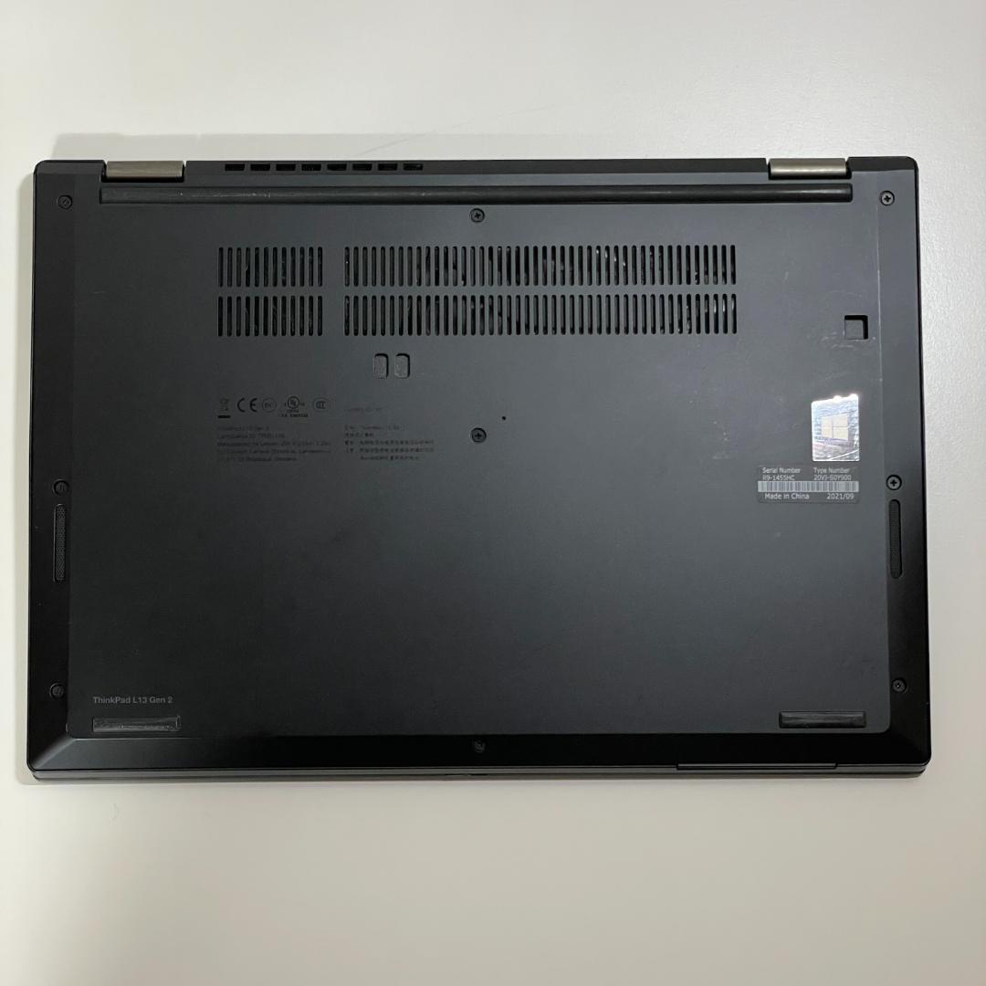 第11世代 ThinkPad L13 Gen2 ノートPC バッテリー◎ SSD