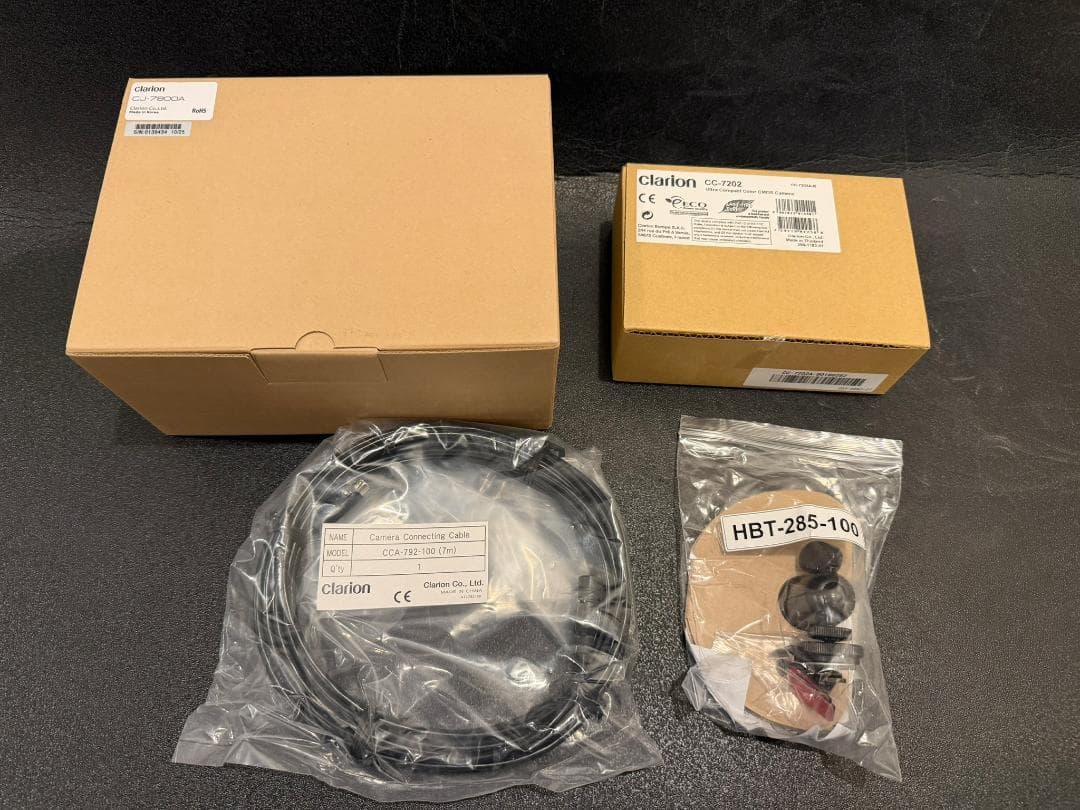 クラリオン バックカメラ モニターセット CJ-7800A CC-7202 他-最新