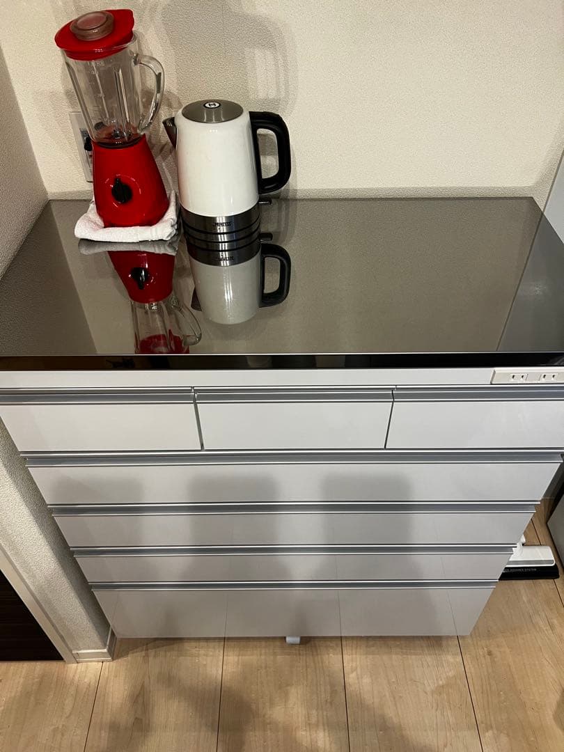 【専用】ステンレス天板 ハイタイプキッチンカウンター 収納カウンター