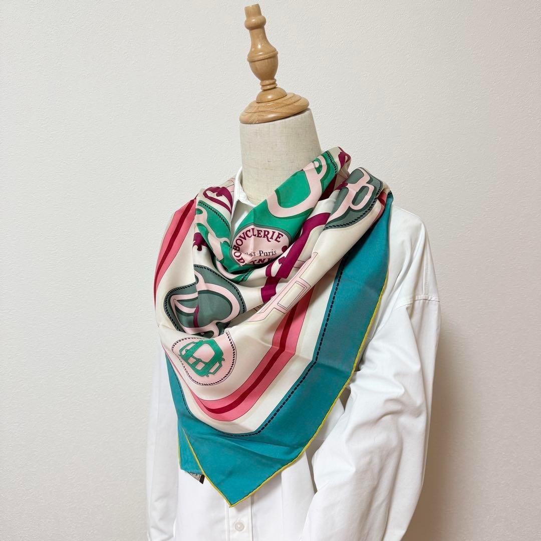 sunny 様HERMES エルメス カレ90 BOVCLERIE　スカーフ