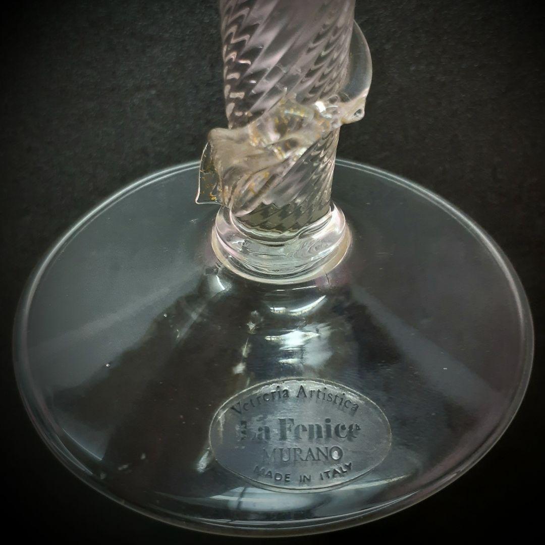 MURANO La Fenice ムラノ ラ フェニーチェ 双頭 ドラゴングラスの通販