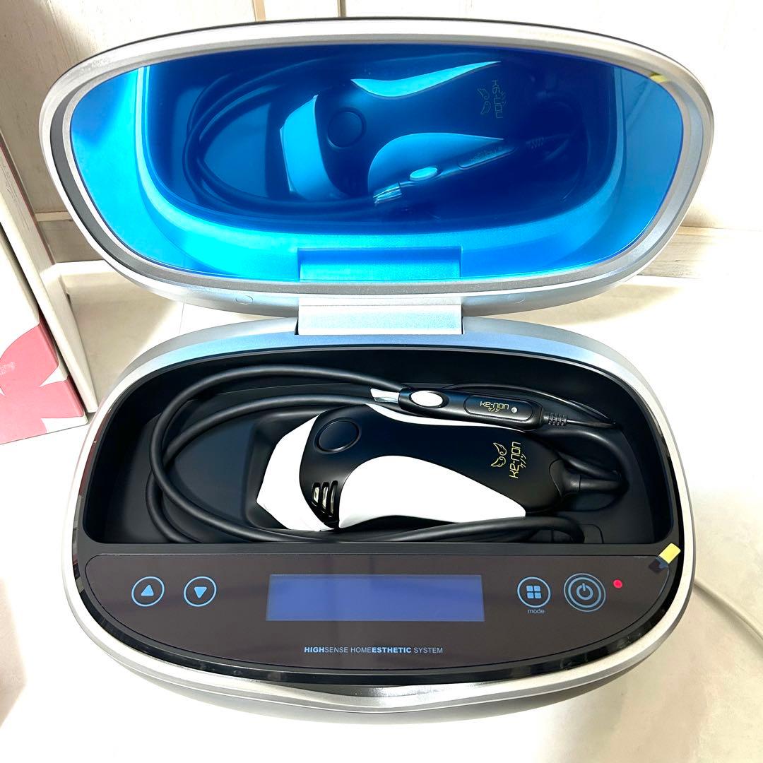 新品同様 ケノン ver.7.2 まゆ毛脱毛器付き 【カートリッジ3個付き】