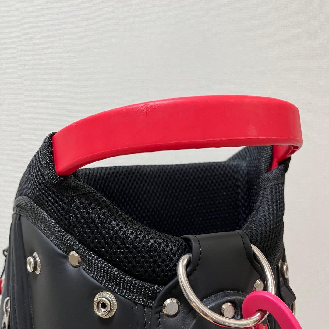 美品 デサント ゴルフ DQBPJJ03 キャディバッグ　9型 軽量