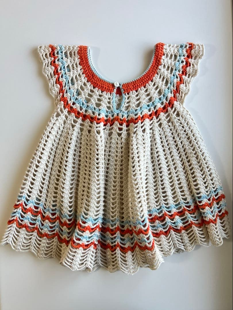 misha&puff クロシェサマーニットドレス　3y