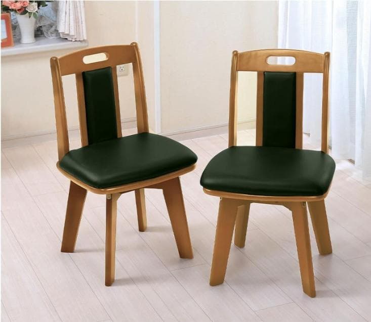 DTT DC KITN 8脚 回転式ダイニングチェア グリーン