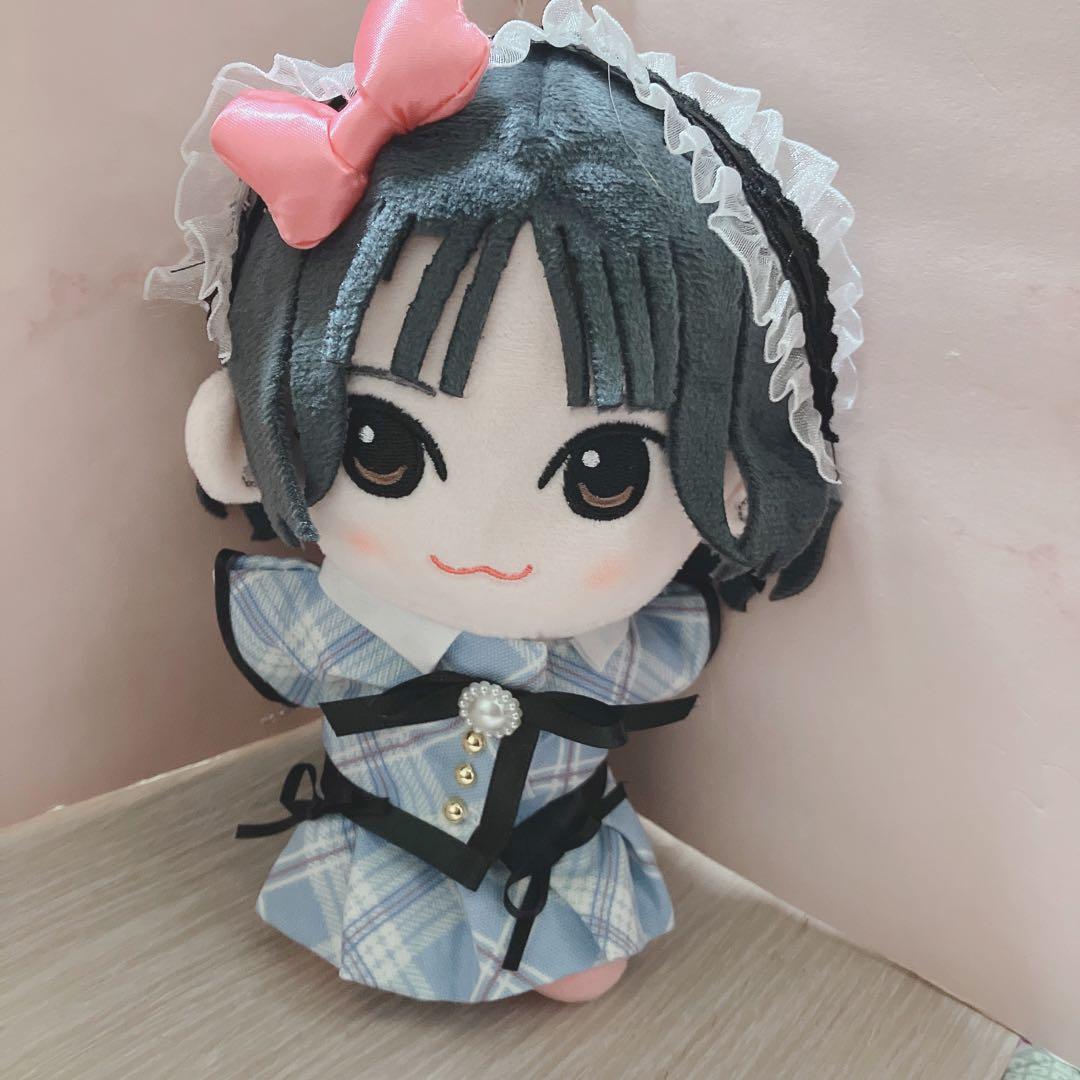 きゅーすと ちびぬい ぬい服 ハンドメイド チェック衣装風 梅田みゆ