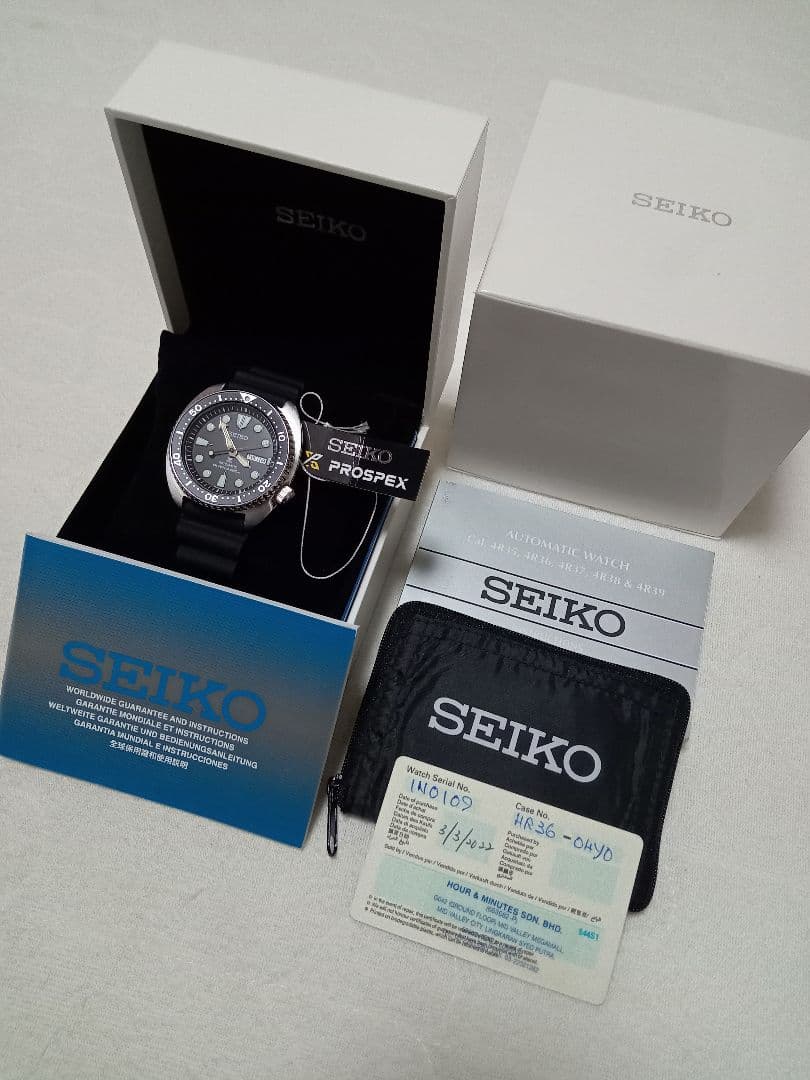 未使用】SEIKO PROSPEX SRPE93 希少タートル 機械式自動巻 - メルカリ