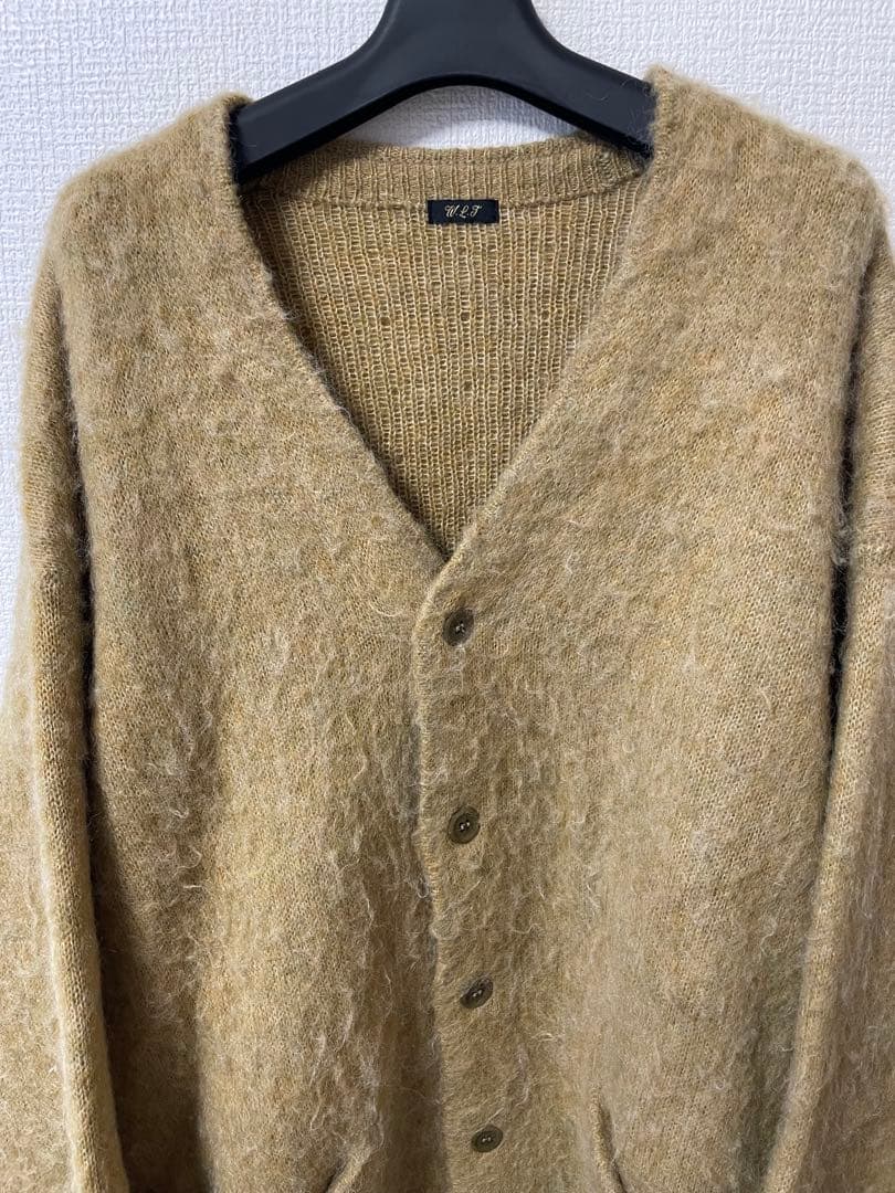 【WILD LIFE TAILOR】カートモヘア カーディガン　L キャメル