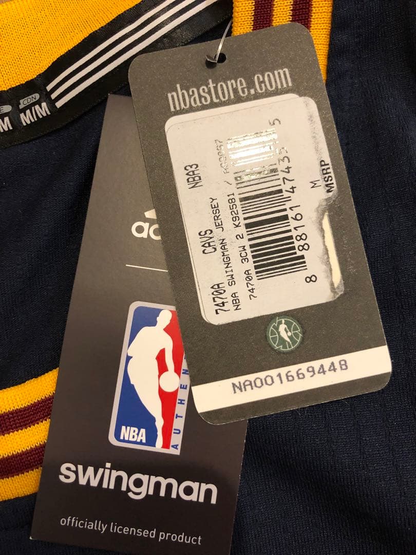 【未使用タグ付】レブロン　CAVS ユニフォーム　紺