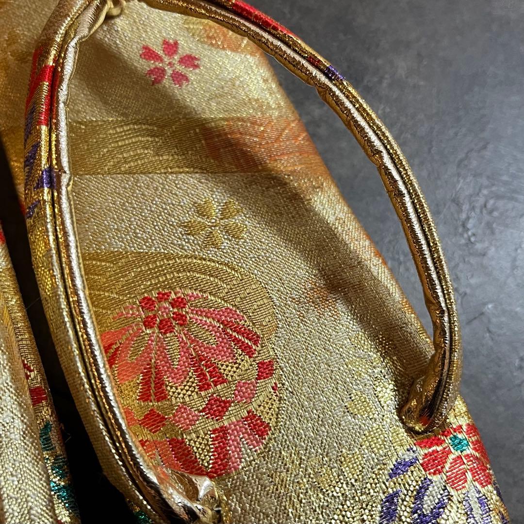 七五三　7歳　女の子　紫　青　四つ身　着物　作り帯　セット　753 七歳