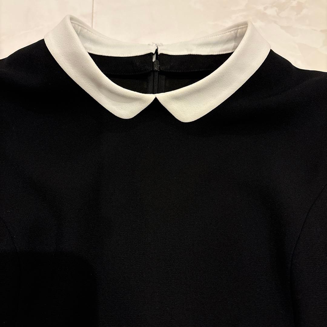 パールです ルネ 襟付きお上品ワンピース 34サイズ