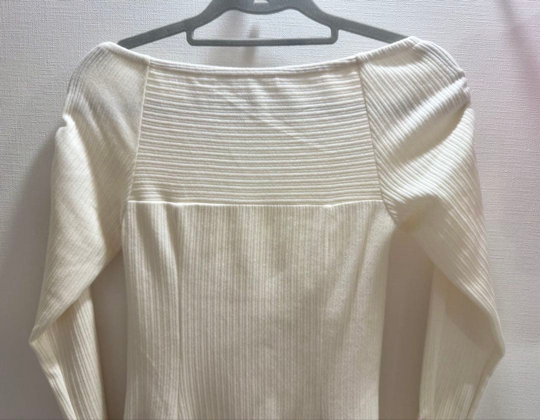 m me eme ワンピース クロスチュールフレアミニワンピース - メルカリ