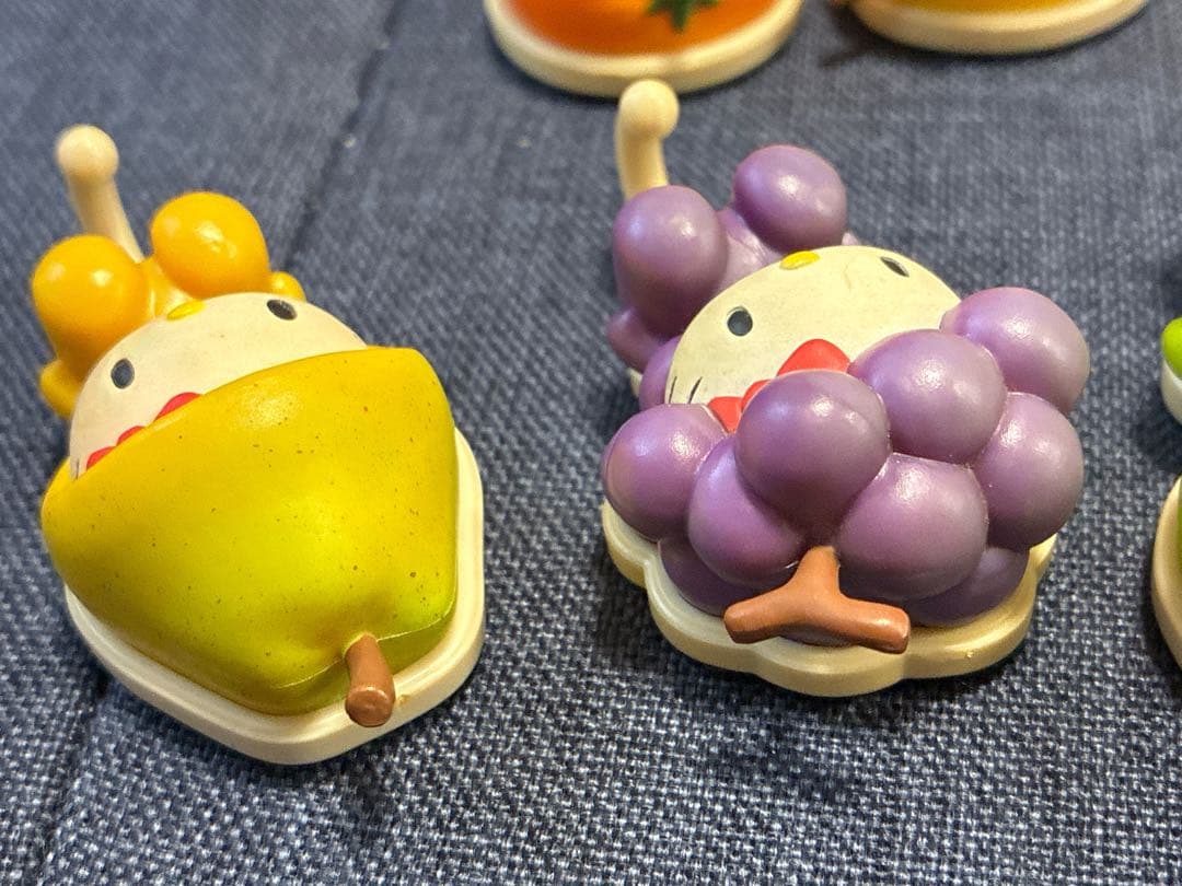 ハローキティ フルーツマグネットフック 6個セット なっちゃん平成レトロサンリオ