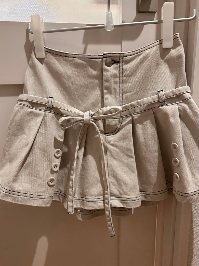 ANDMARYアンドマリー☆ Kika button mini skirt - メルカリ