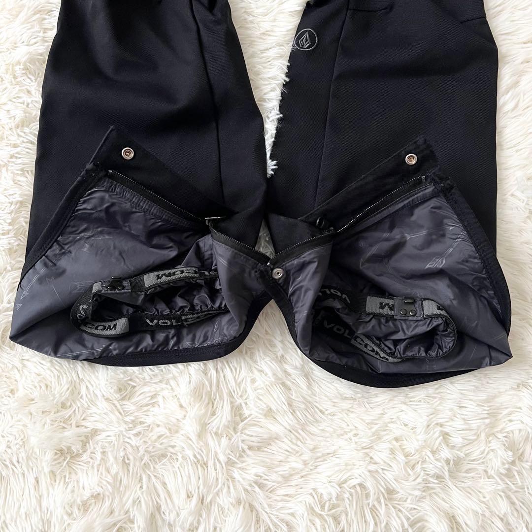 【美品】VOLCOM スノーボードウェア パンツ スリムストレッチ 黒 SP