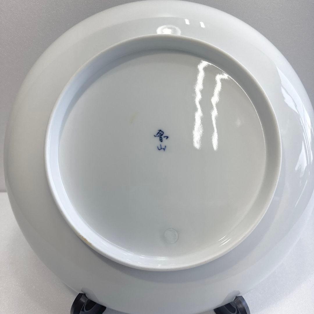 伊万里 色鍋島焼 魯山窯 大皿 レトロ 花柄 花模様