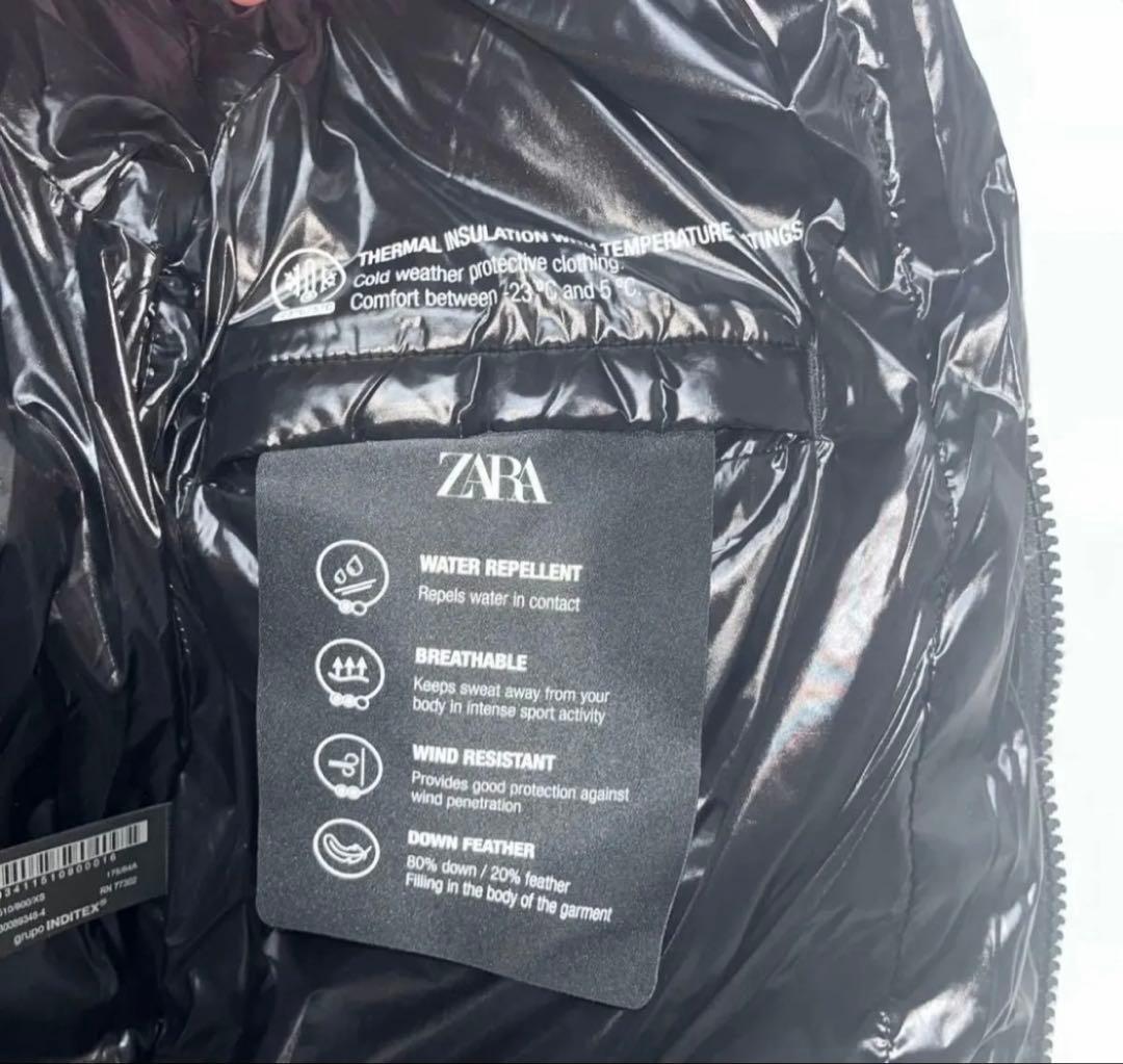 光沢ZARAダウン