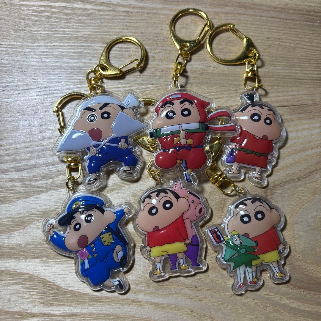 クレヨンしんちゃん 3Dアクリルキーホルダー6種点セット - メルカリ