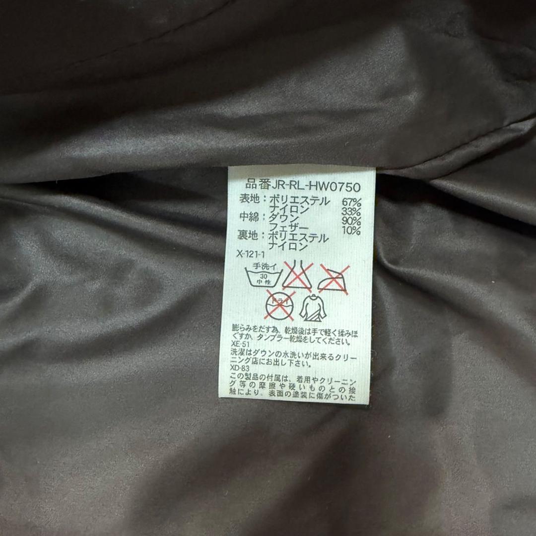 16972✨美品✨ポロバイラルフローレン L ポニー刺繍 肉厚 ダウンジャケット