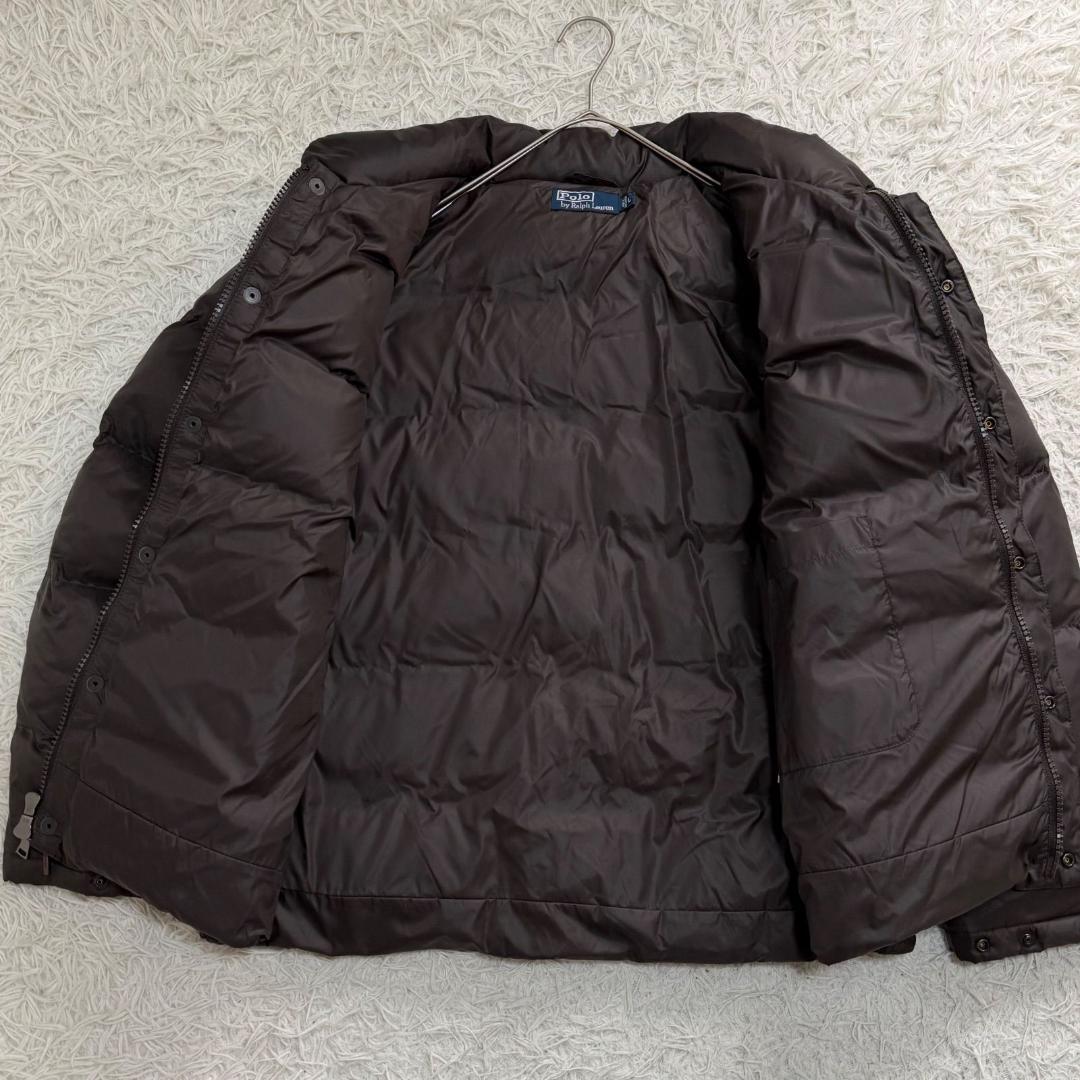 16972✨美品✨ポロバイラルフローレン L ポニー刺繍 肉厚 ダウンジャケット