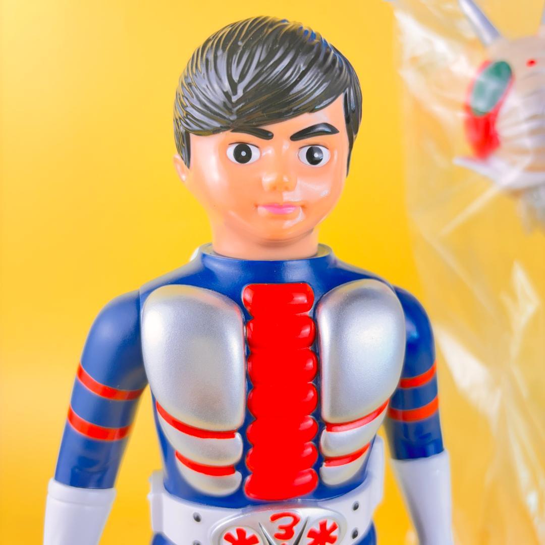 仮面ライダーV3 面取れ 当時物風 珍色 マルサン・ブルマァク・・/やま