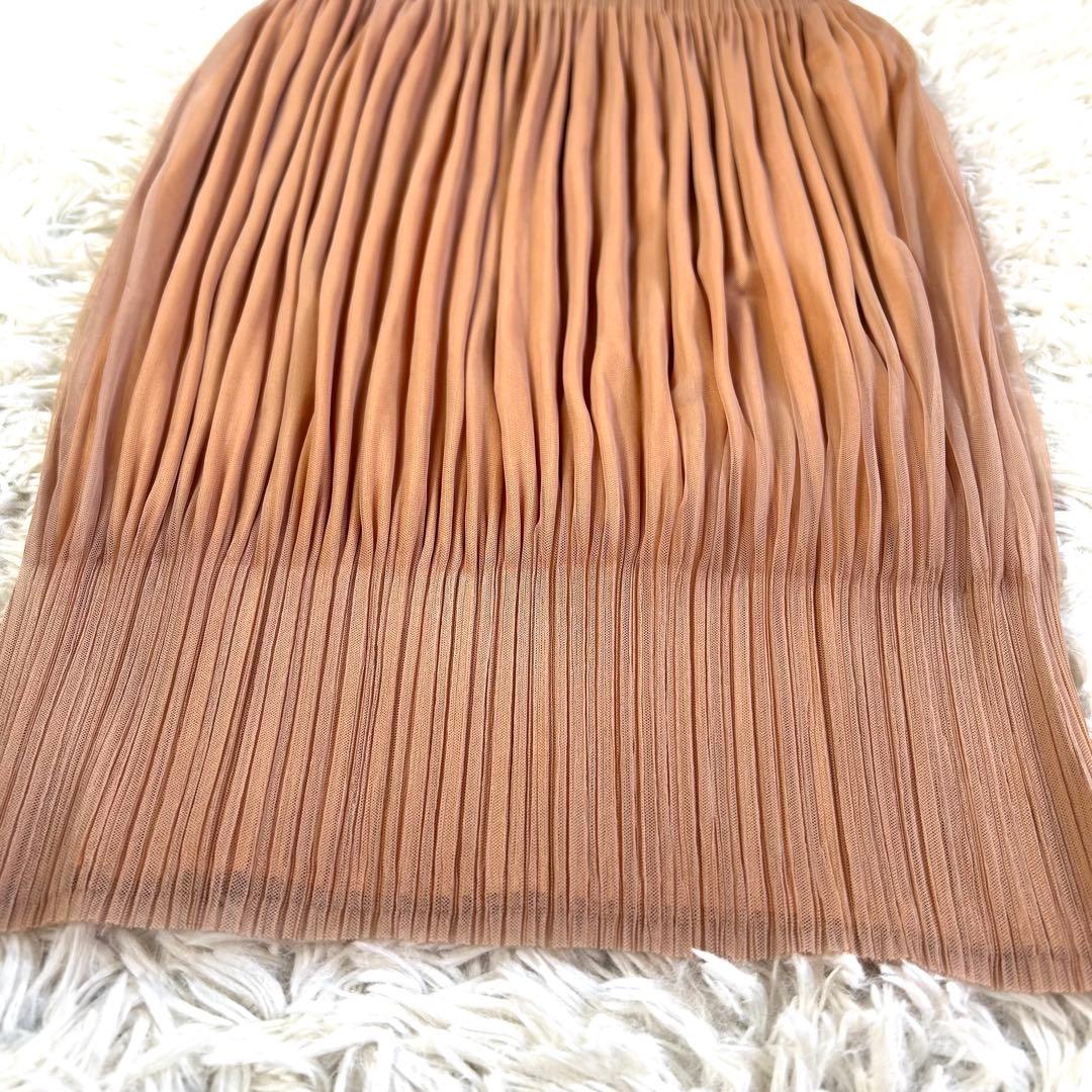 【美品】プリーツプリーズ タグ付き ２重 レイヤード バルーン ワンピース 3