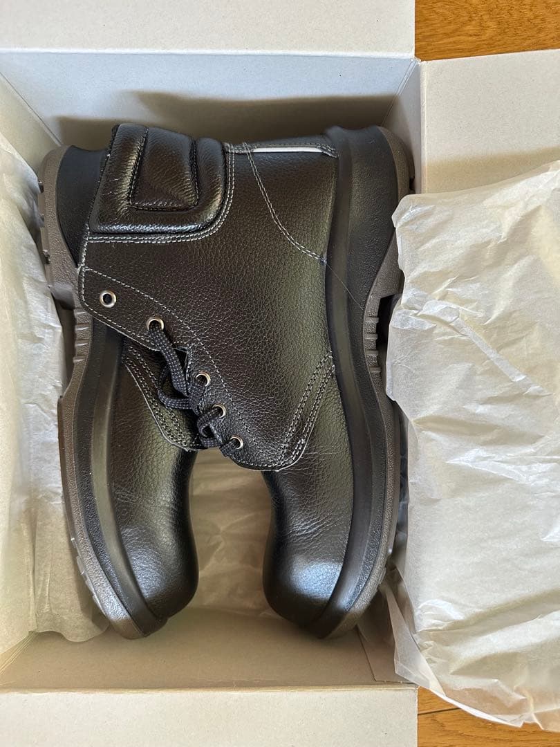 レザー安全靴 黒色