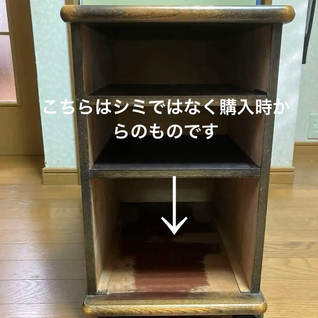 まる　アンティーク風ドレッサー兼ライティングビューロー用ワゴン