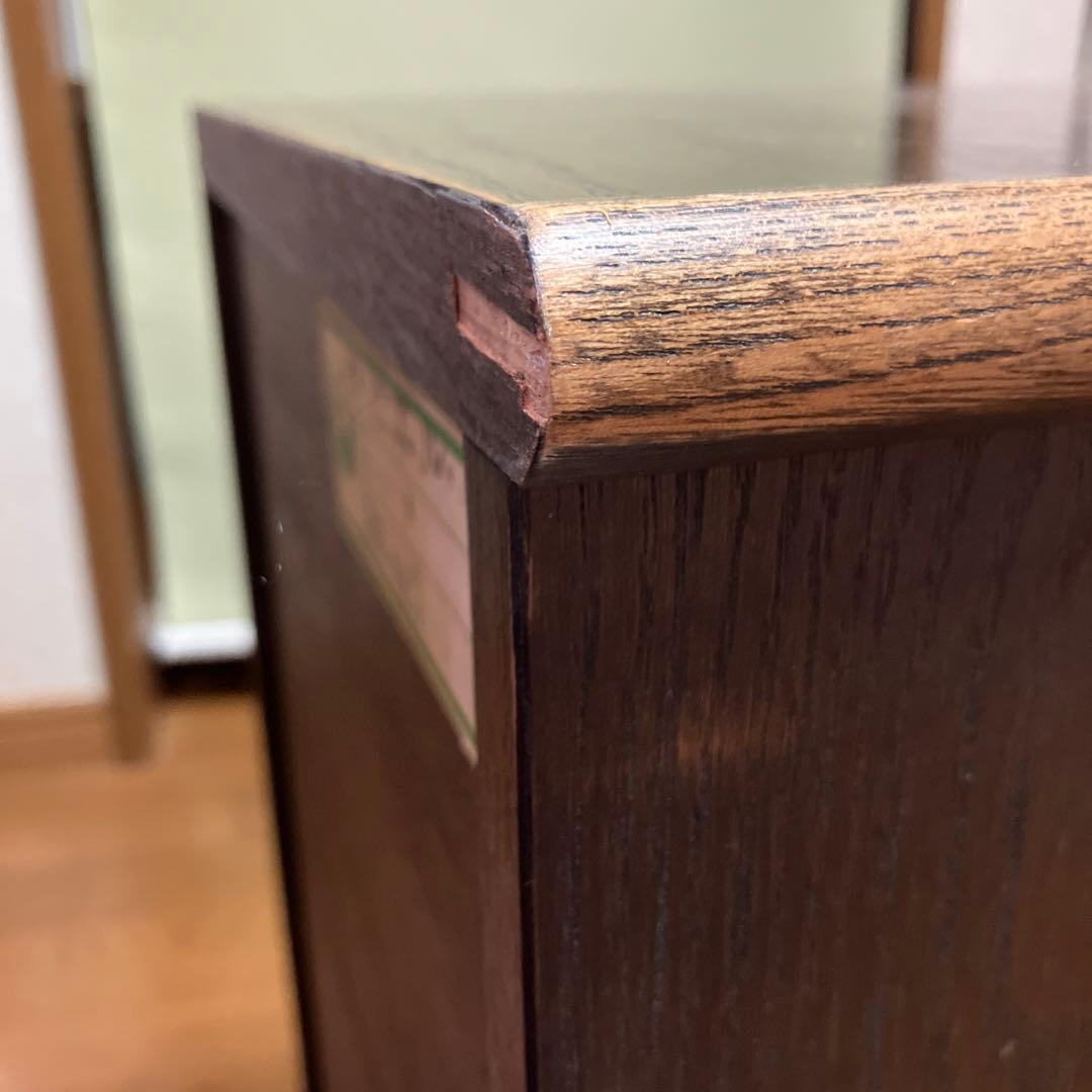 まる　アンティーク風ドレッサー兼ライティングビューロー用ワゴン