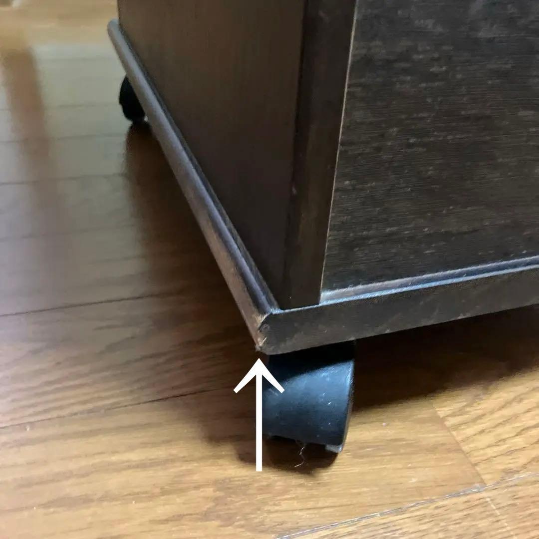 まる　アンティーク風ドレッサー兼ライティングビューロー用ワゴン