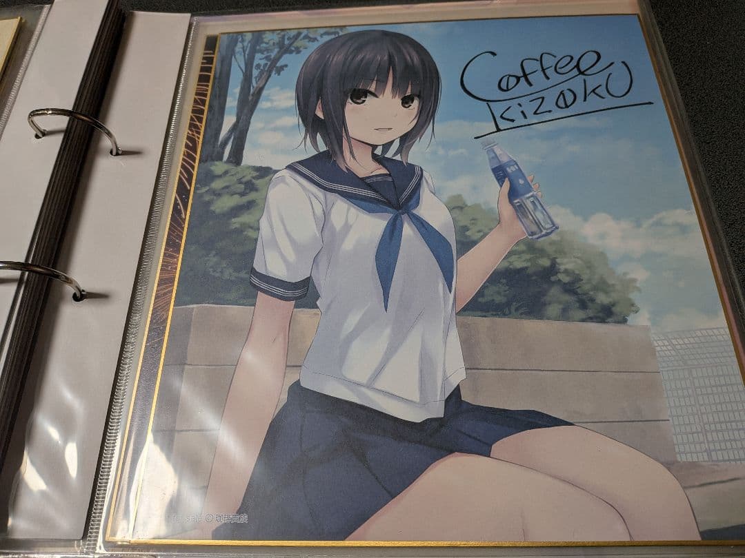 【1/16終売】珈琲貴族先生　色紙バインダー＋色紙11枚セット