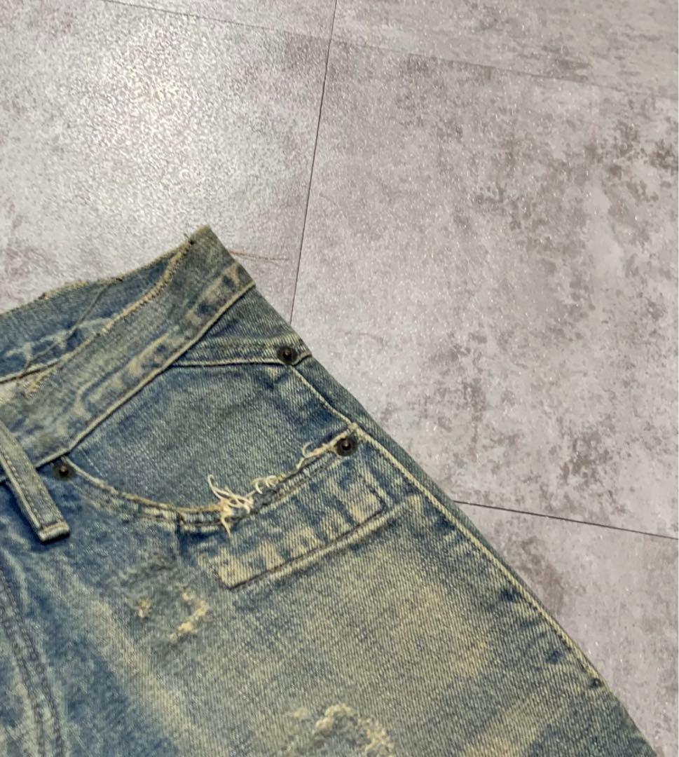 名作 BUMP藤原基央着用同型 オッサモンド デストロイデニム - メルカリ
