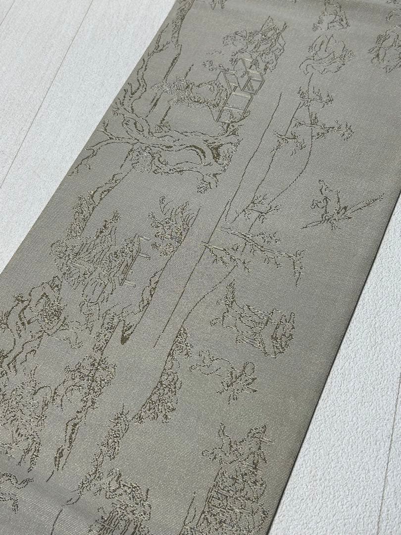 sakura様御専用。HX-84 袋帯　両面　宝尽くし　鳥獣戯画　金銀糸 六通