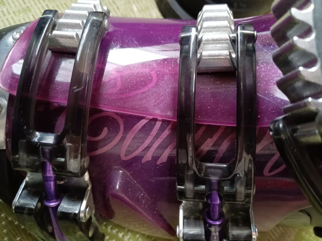 スキーブーツ　25〜25.5位KASTLE 紫/黒　✿発送