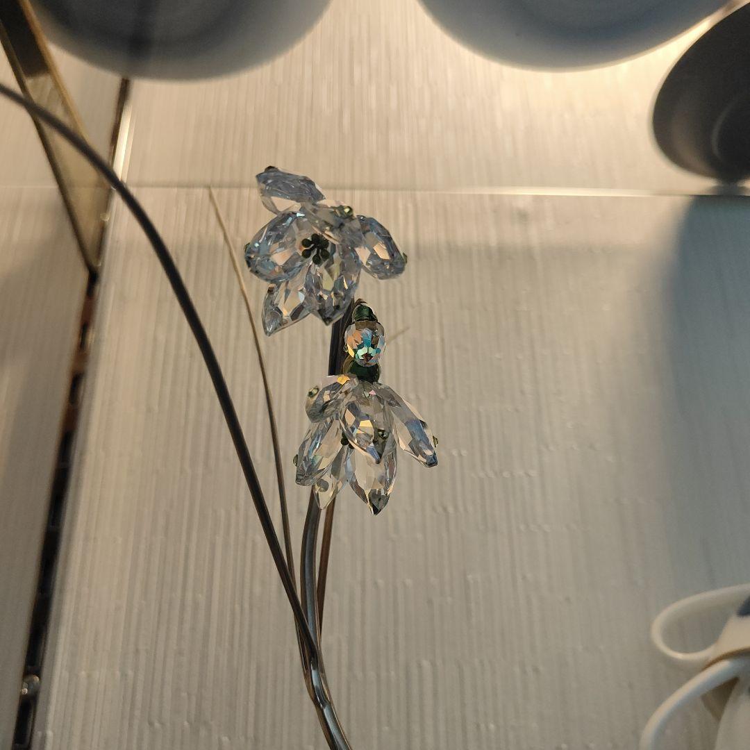 人気の花シリーズ超貴重！ 【スワロフスキー】スノードロップ