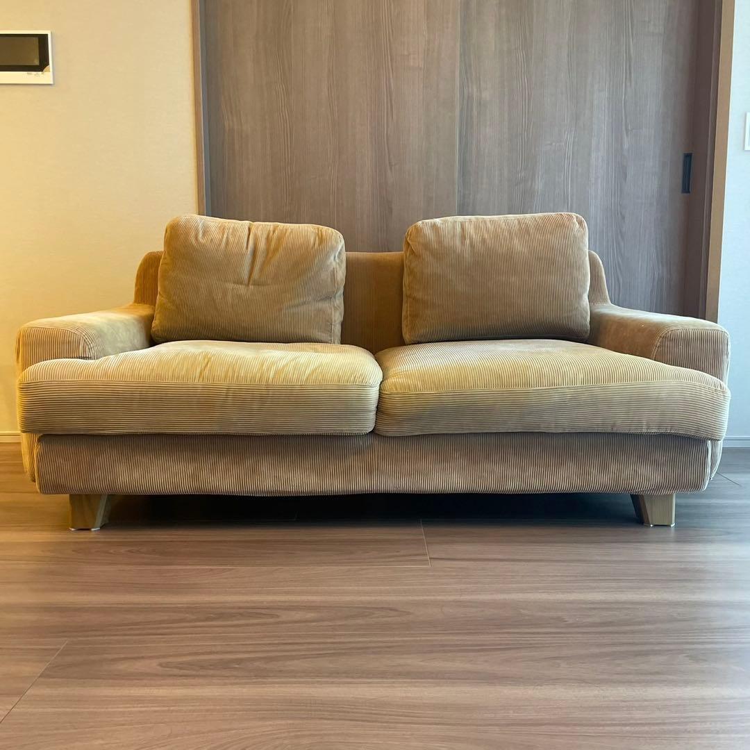 3月7日限定【送料込】unico GREIG(グレイグ) ソファ2.5シーター - メルカリ