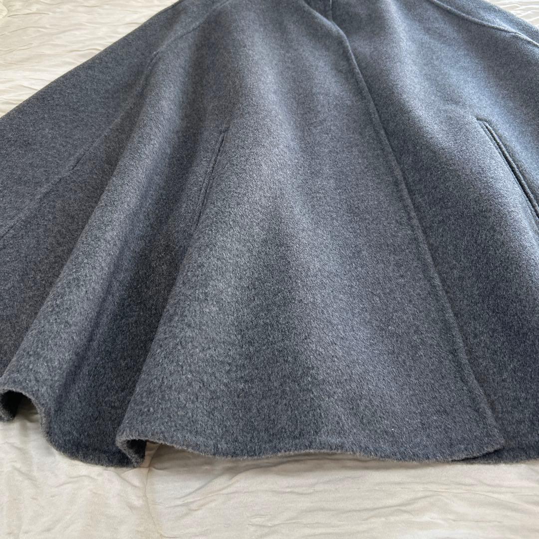 ミラオーウェン　グレー ケープコート