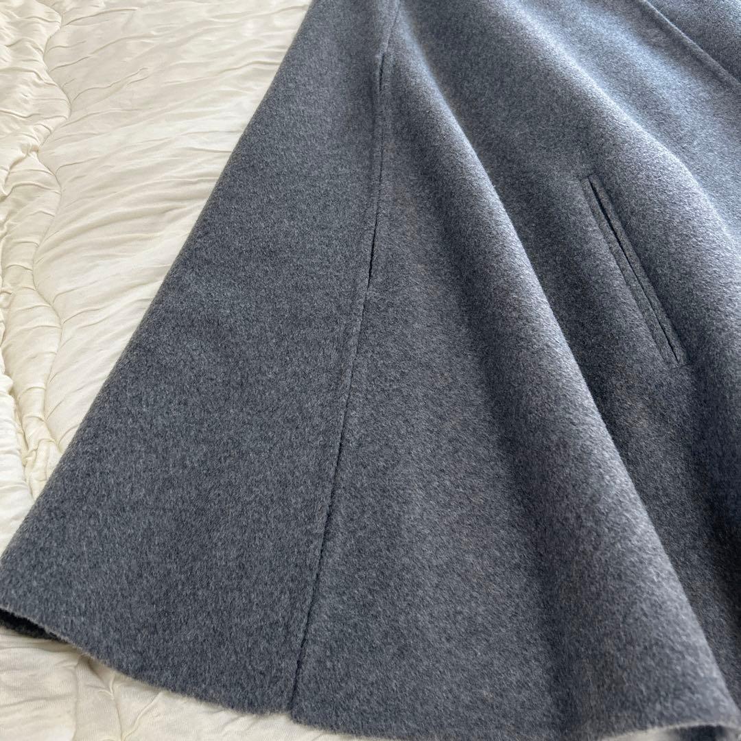 ミラオーウェン　グレー ケープコート