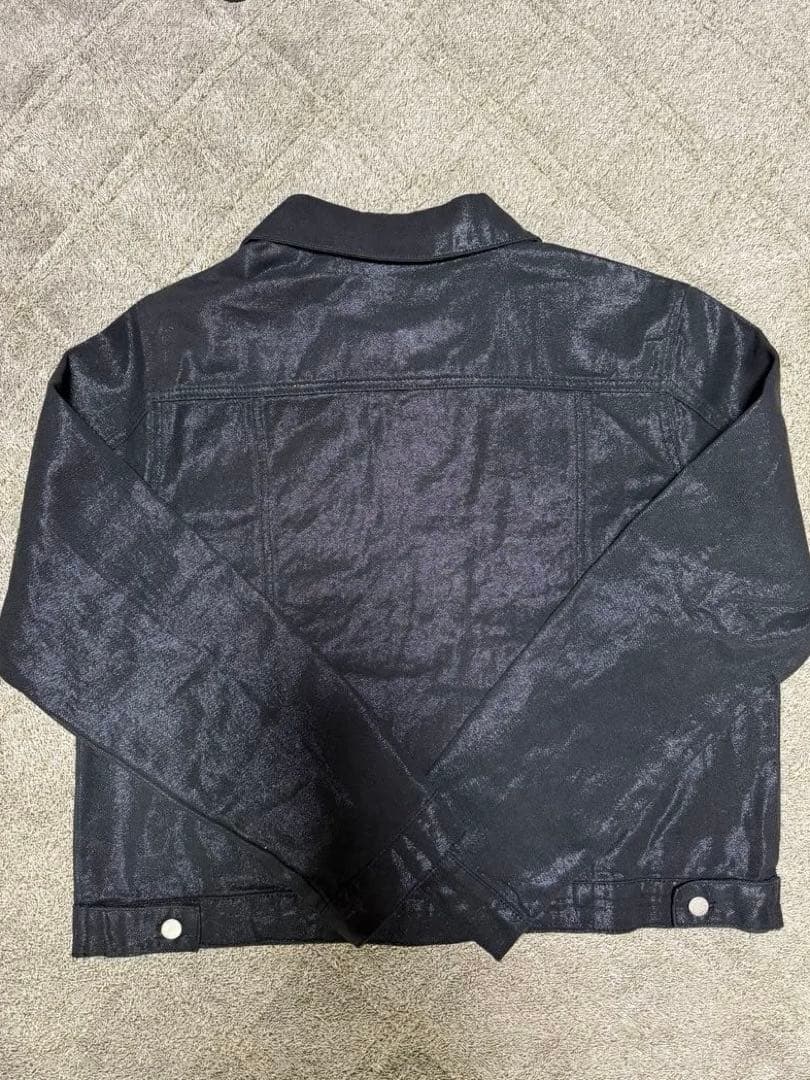 DECOROSO コーティングデニムジャケット ブラック サイズ02