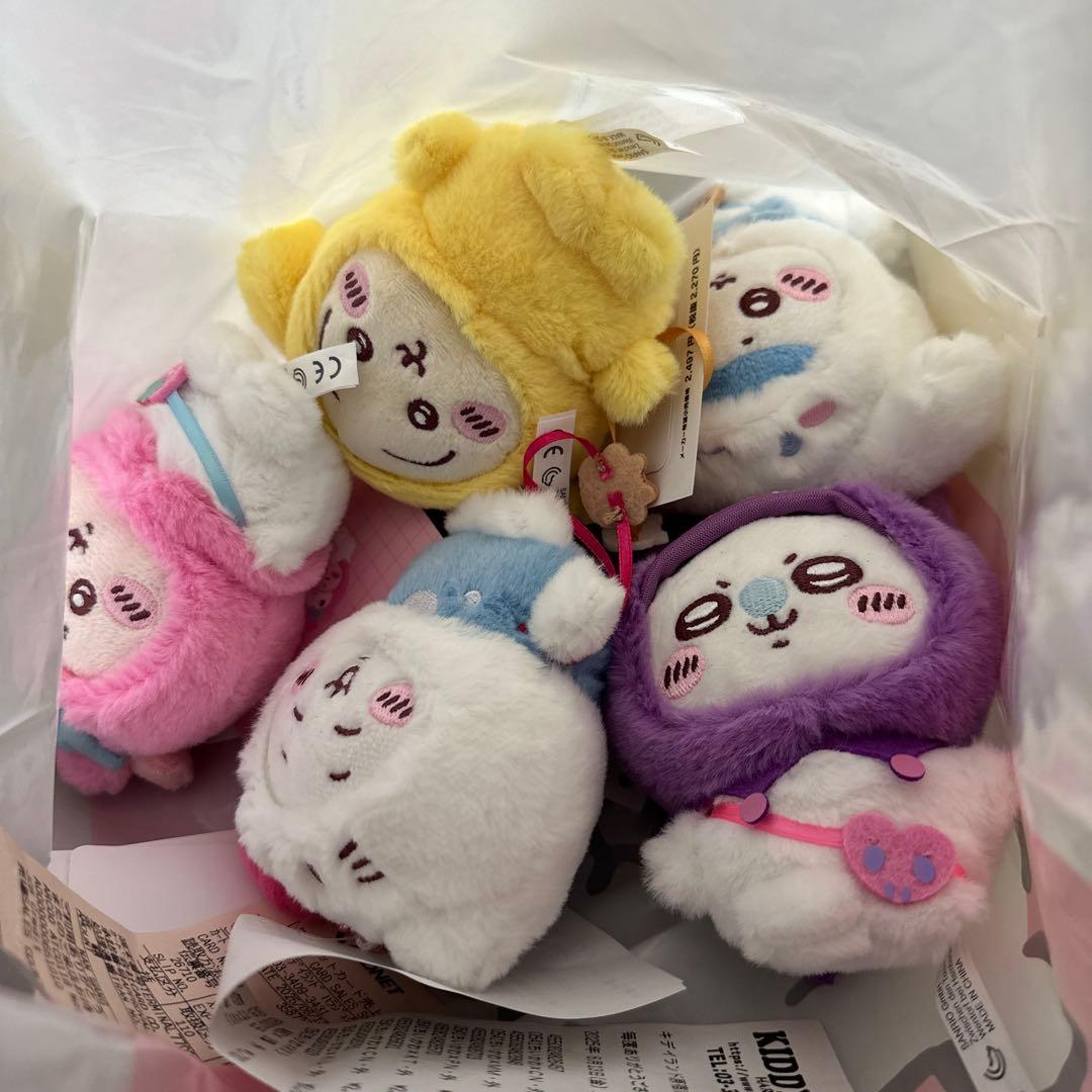 新品未開封 ちいかわ サンリオ マスコットホルダー 5種 コンプ - メルカリ