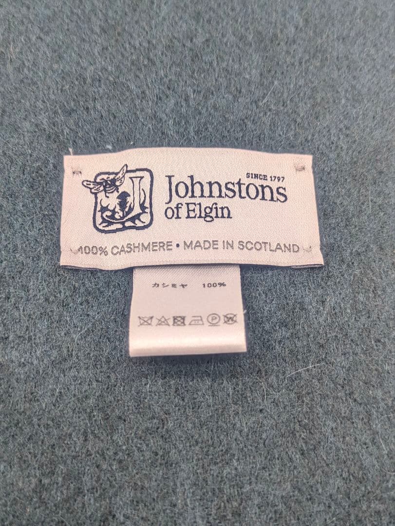 3-6 Johnstons of Elgin カシミヤ 100％ 中判スカーフ
