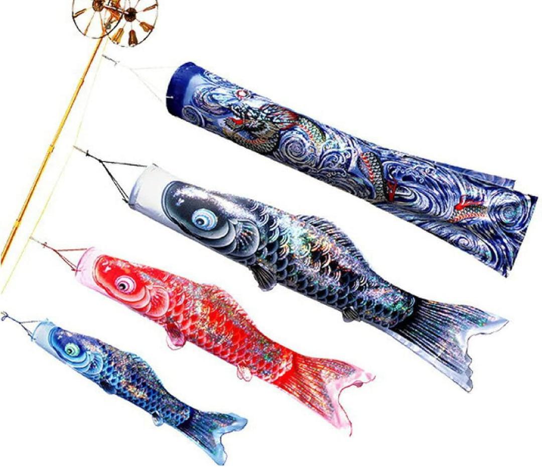 こいのぼり 東旭 銀龍輝神之鯉 1.2m 万能スタンドセット ベランダ用