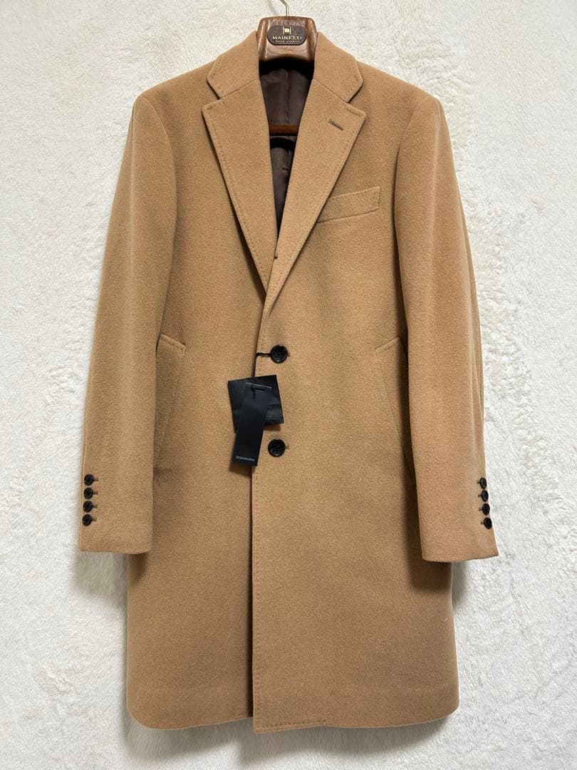 新品】DESISNWORKS デザインワークス チェスターコート L キャメル