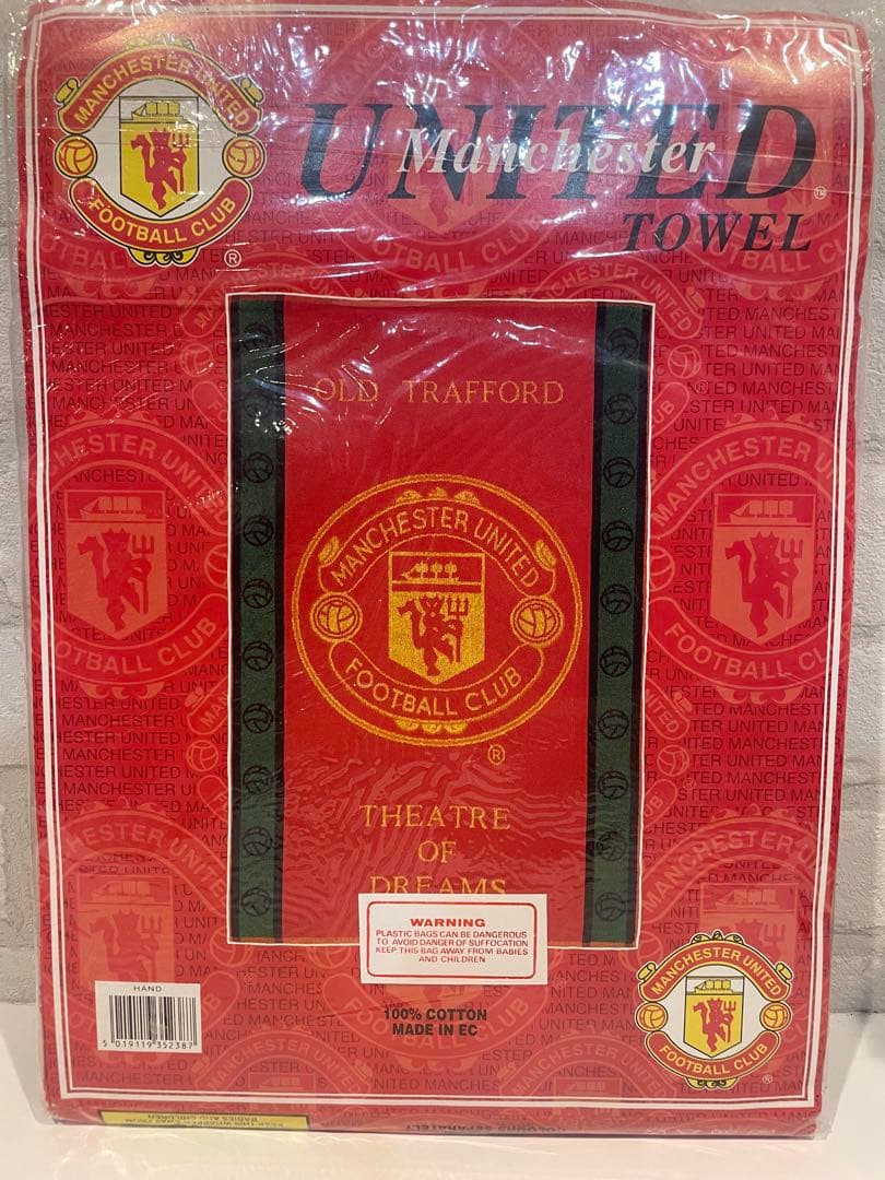 マンチェスターユナイテッド現地限定タオル（未開封）
