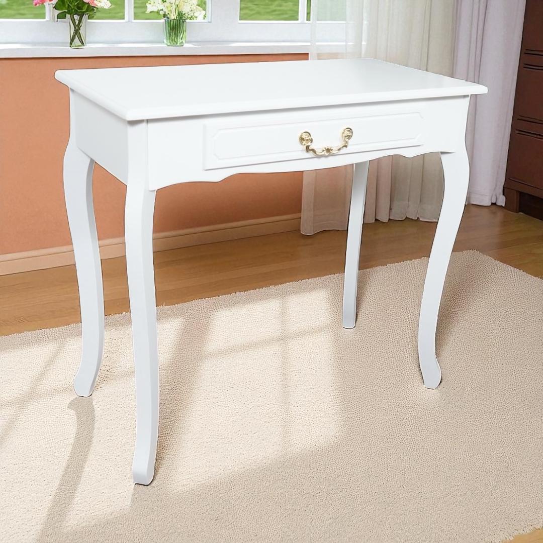 送料無料【新品】アンティーク調　ドレッサーテーブル