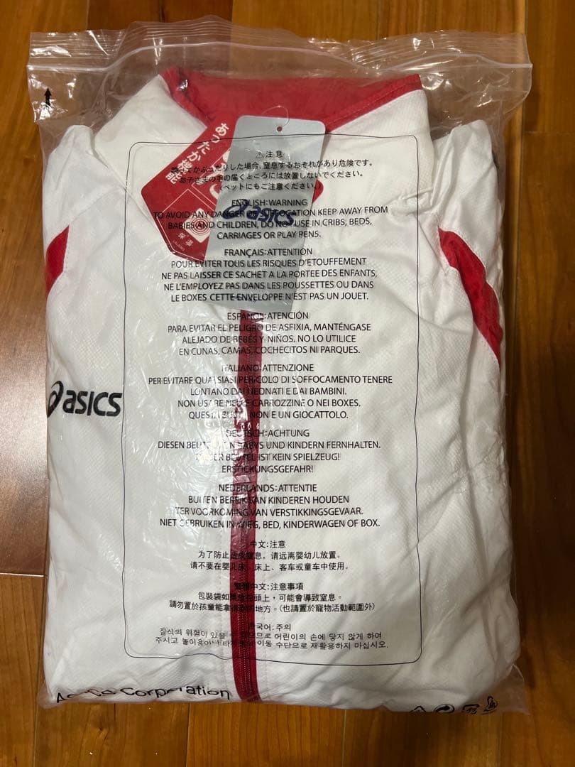 asics ウィンドブレーカーセット 未使用