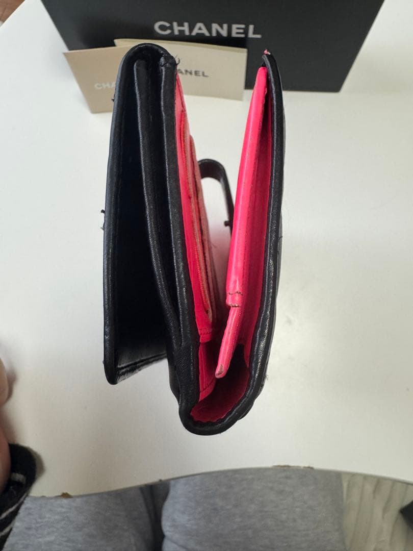 CHANEL カンボンライン長財布